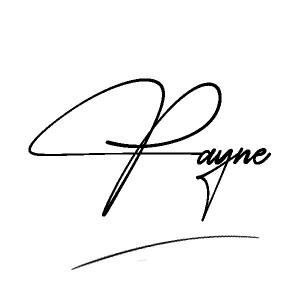 The best stylish Payne name signature simple easy in English