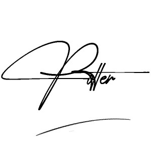 The best stylish Potter name signature simple easy in English