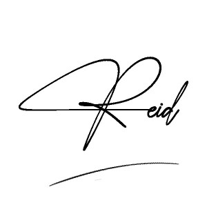 The best stylish Reid name signature simple easy in English