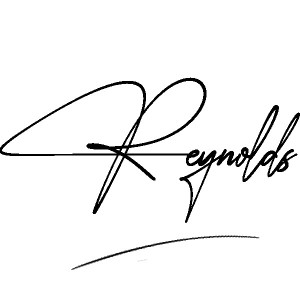 The best stylish Reynolds name signature simple easy in English