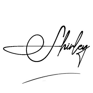 The best stylish Shirley name signature simple easy in English