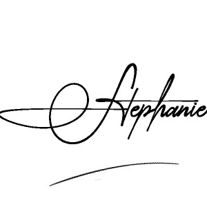 The best stylish Stephanie name signature simple easy in English