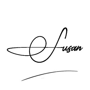 The best stylish Susan name signature simple easy in English