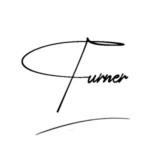 The best stylish Turner name signature simple easy in English