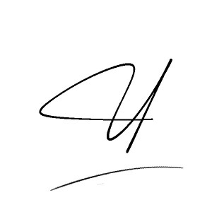 The best stylish U name signature simple easy in English