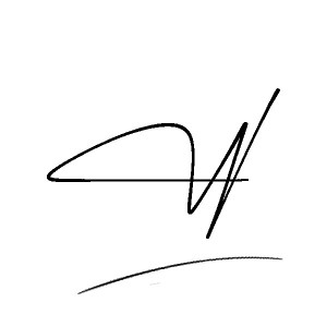 The best stylish W name signature simple easy in English