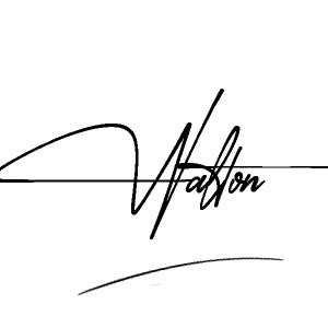 The best stylish Walton name signature simple easy in English