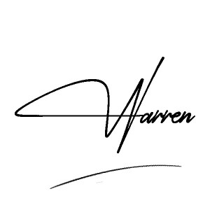 The best stylish Warren name signature simple easy in English