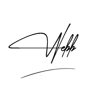 The best stylish Webb name signature simple easy in English