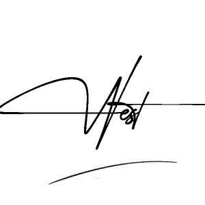 The best stylish West name signature simple easy in English