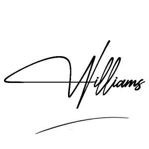 The best stylish Williams name signature simple easy in English