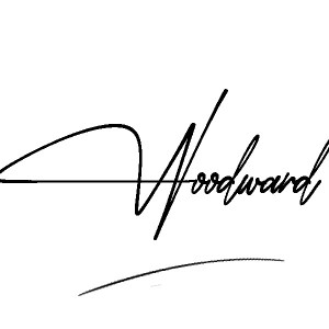 The best stylish Woodward name signature simple easy in English