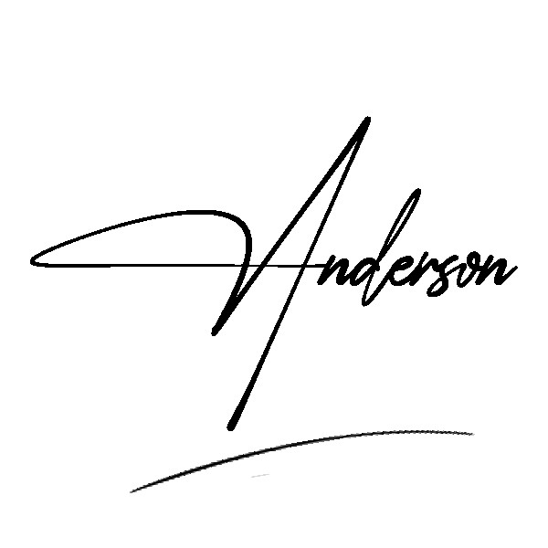The best stylish Anderson name signature simple easy in English