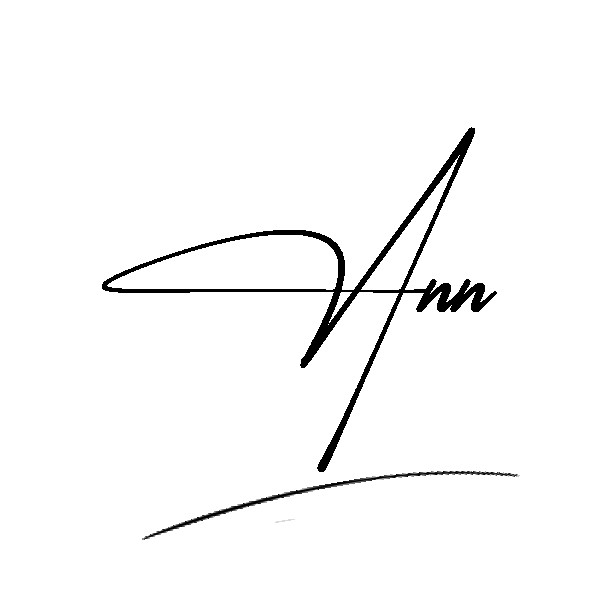 The best stylish Ann name signature simple easy in English