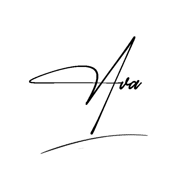 The best stylish Ava name signature simple easy in English