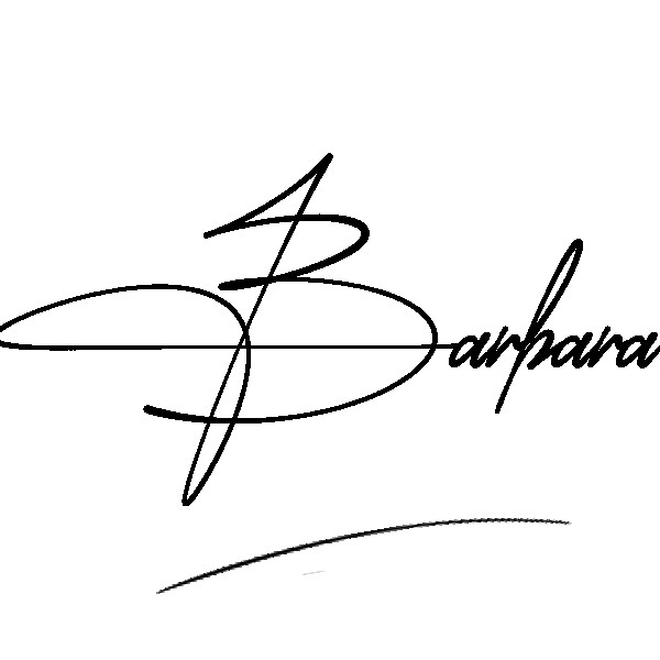 The best stylish Barbara name signature simple easy in English
