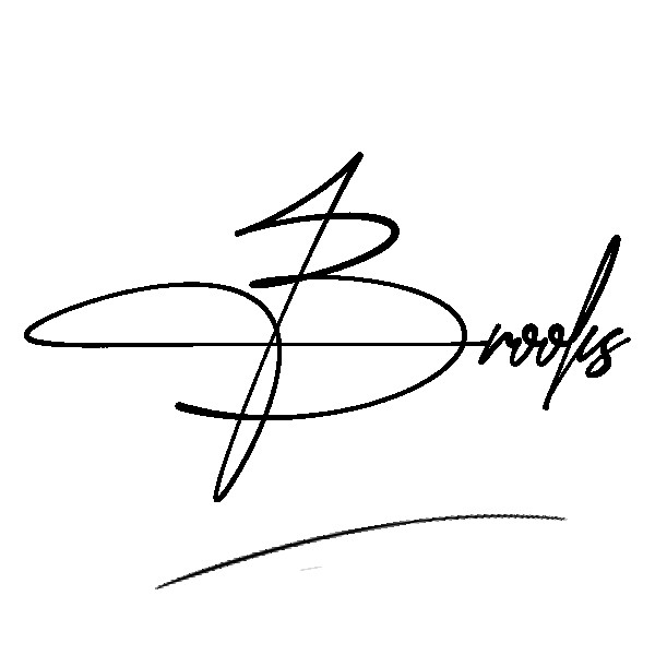 The best stylish Brooks name signature simple easy in English