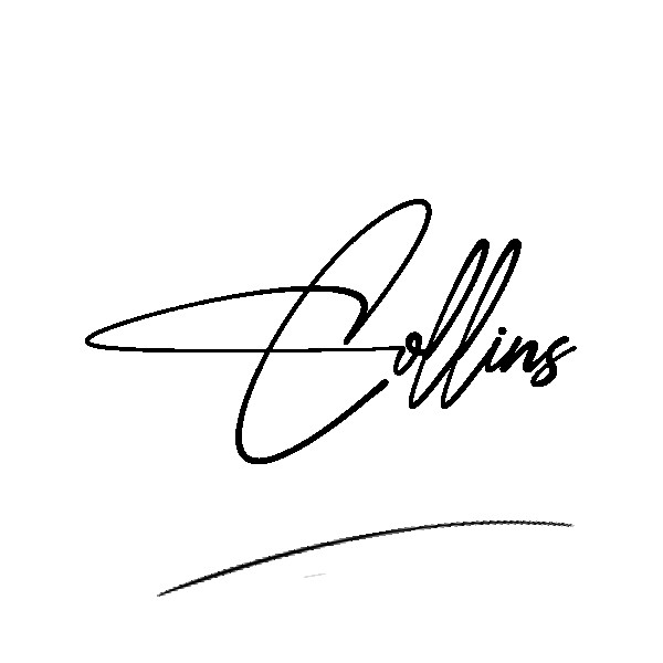 The best stylish Collins name signature simple easy in English