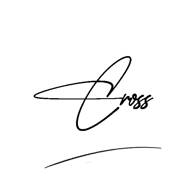 The best stylish Cross name signature simple easy in English