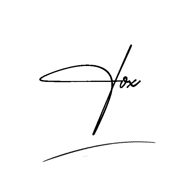 The best stylish Fox name signature simple easy in English