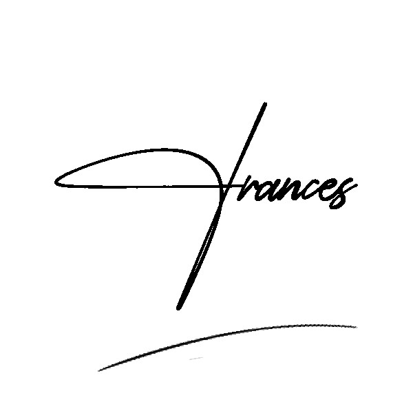 The best stylish Frances name signature simple easy in English