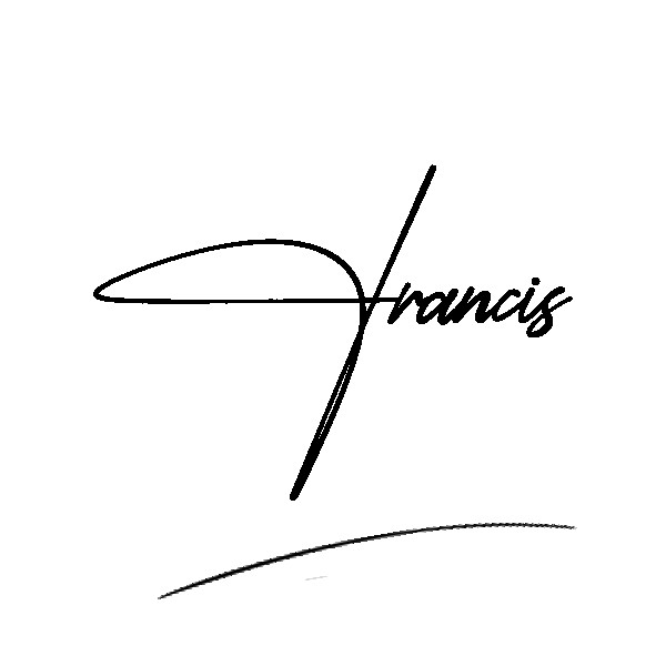 The best stylish Francis name signature simple easy in English