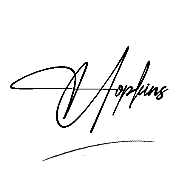 The best stylish Hopkins name signature simple easy in English