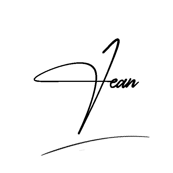 The best stylish Jean name signature simple easy in English