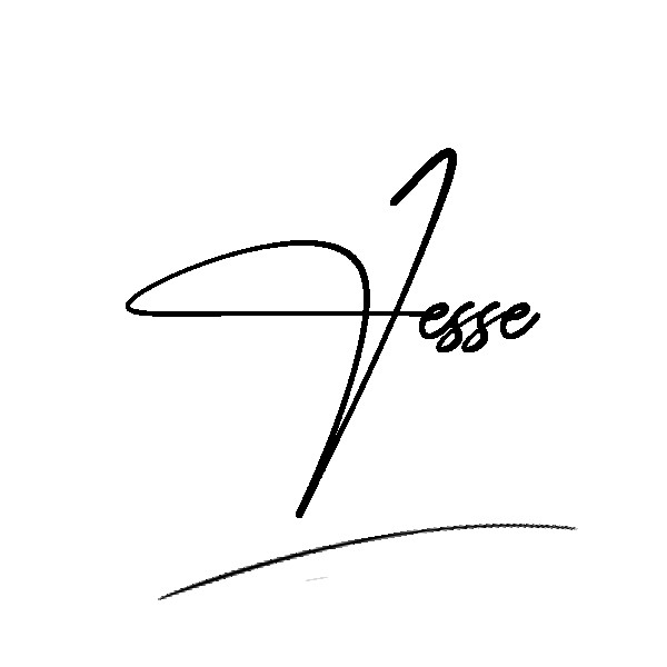 The best stylish Jesse name signature simple easy in English