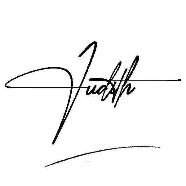 The best stylish Judith name signature simple easy in English