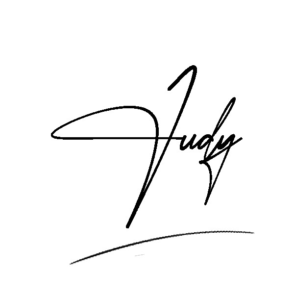The best stylish Judy name signature simple easy in English
