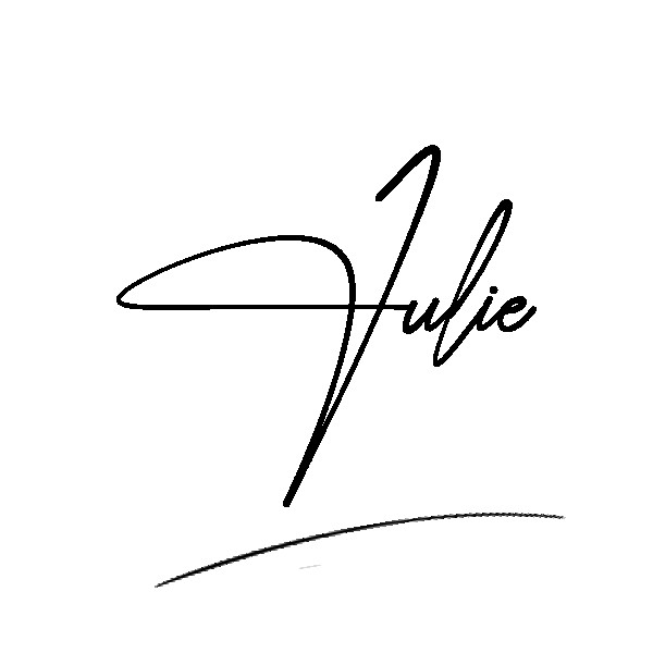 The best stylish Julie name signature simple easy in English