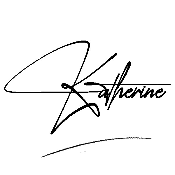 The best stylish Katherine name signature simple easy in English