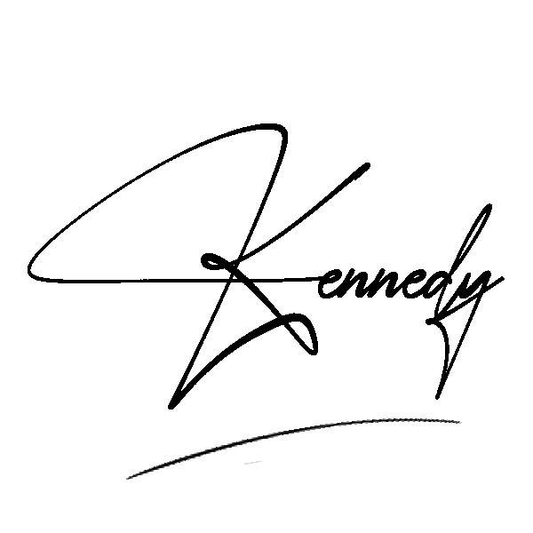 The best stylish Kennedy name signature simple easy in English