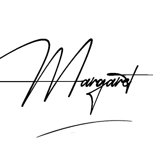 The best stylish Margaret name signature simple easy in English