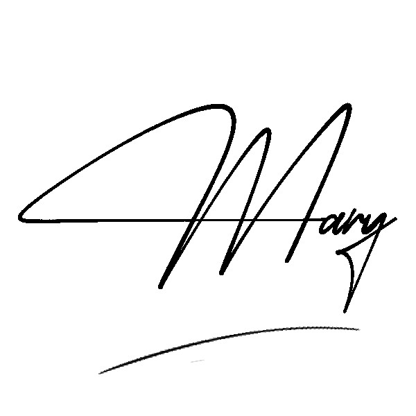 The best stylish Mary name signature simple easy in English