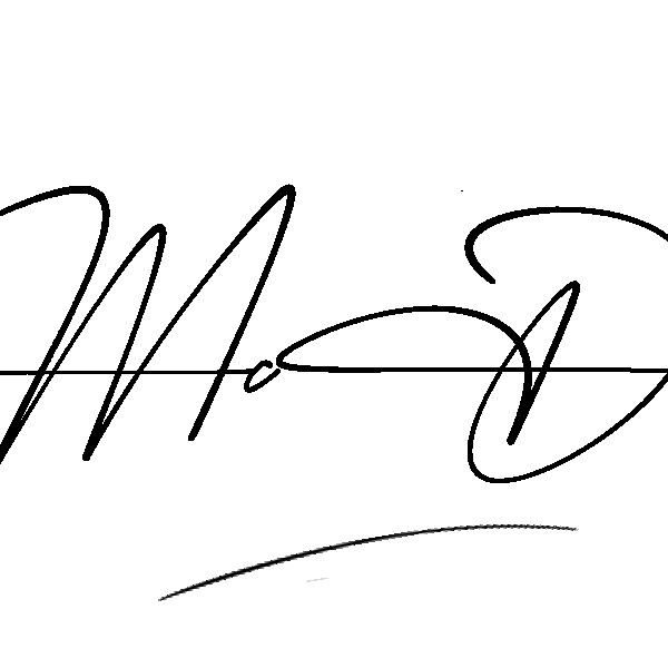 The best stylish McDonald name signature simple easy in English