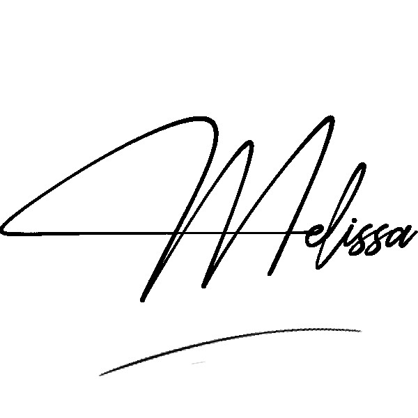 The best stylish Melissa name signature simple easy in English