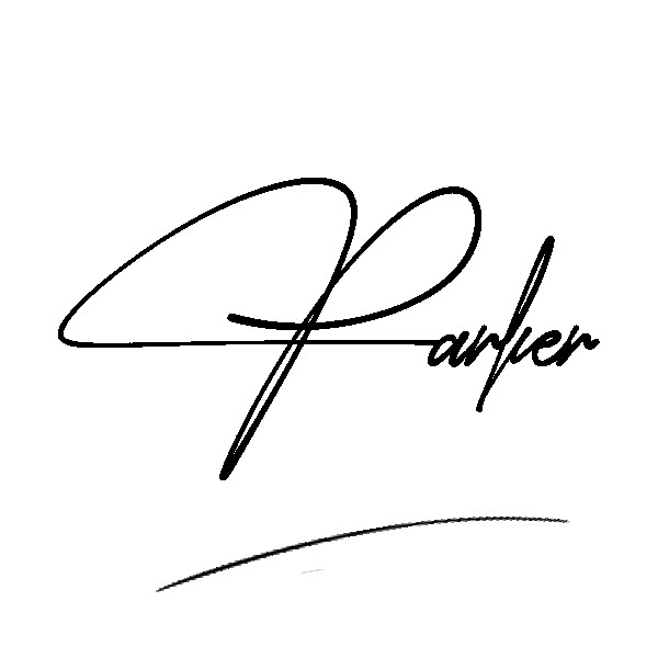 The best stylish Parker name signature simple easy in English