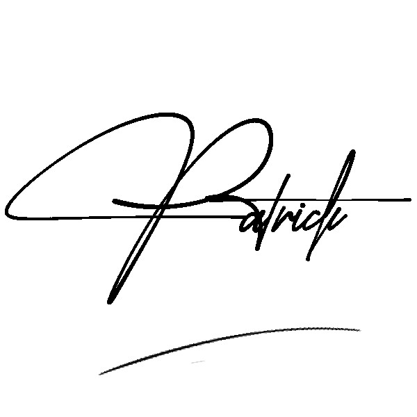 The best stylish Patrick name signature simple easy in English