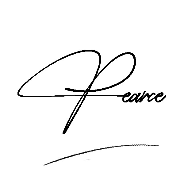 The best stylish Pearce name signature simple easy in English