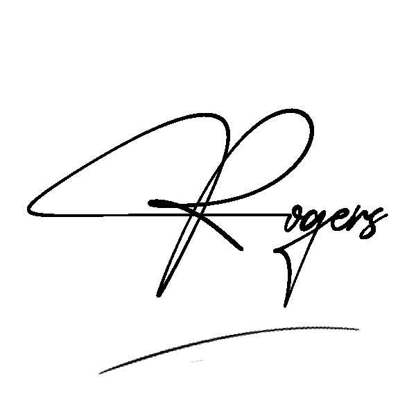 The best stylish Rogers name signature simple easy in English