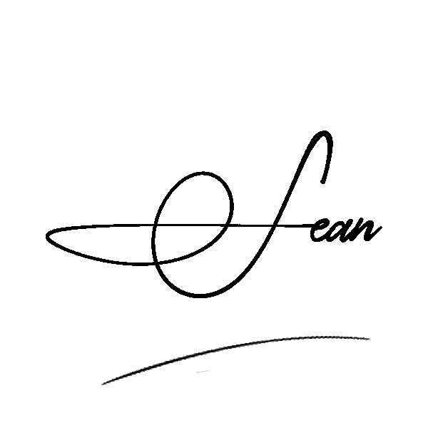 The best stylish Sean name signature simple easy in English
