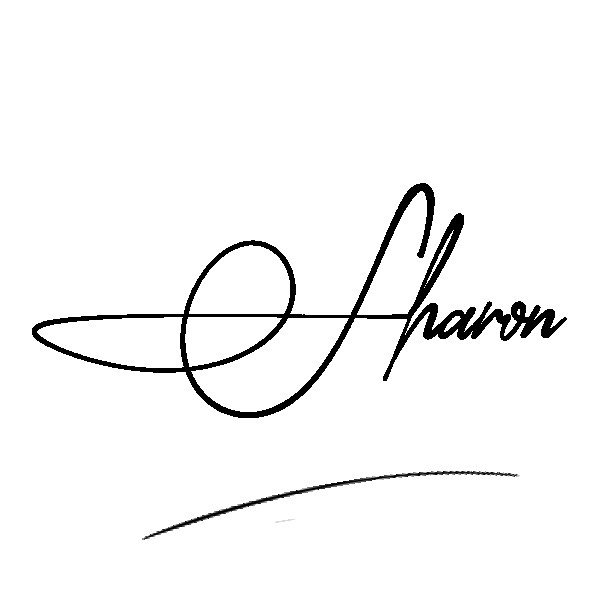 The best stylish Sharon name signature simple easy in English