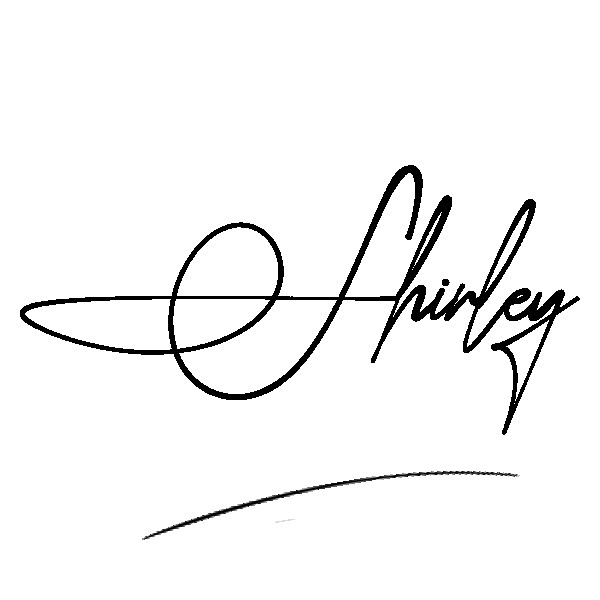 The best stylish Shirley name signature simple easy in English