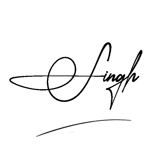 The best stylish Singh name signature simple easy in English