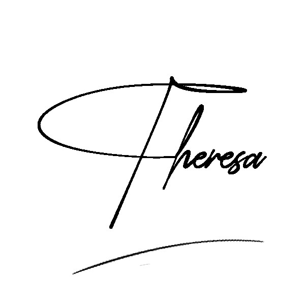 The best stylish Theresa name signature simple easy in English