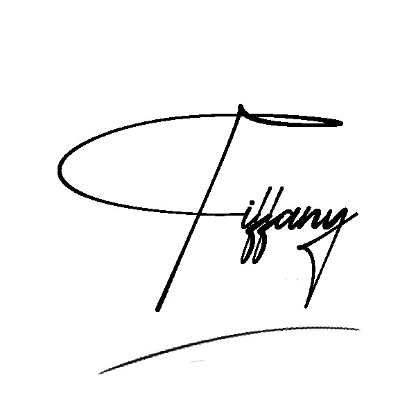 The best stylish Tiffany name signature simple easy in English